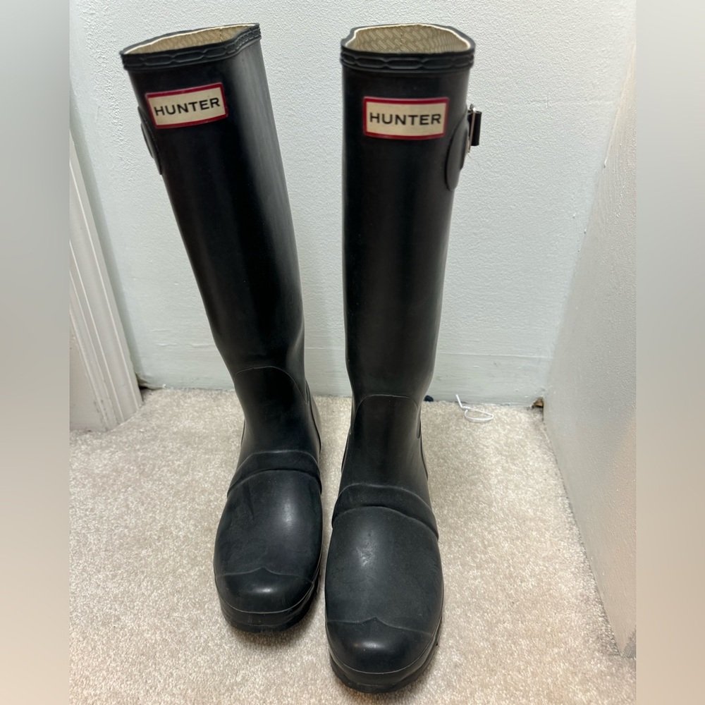 Hunter Women’s Original Tall Navy Blue boots